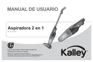 Manual de uso Kalley K-VC21N Aspirador