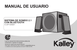 Manual de uso Kalley K-APT38NBT Set de estéreo
