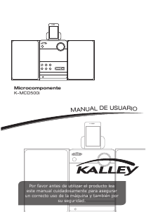 Manual de uso Kalley K-MCD500i Set de estéreo