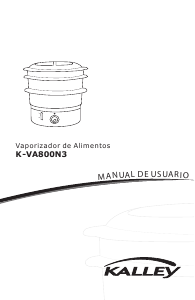 Manual de uso Kalley K-VA800N3 Vaporera
