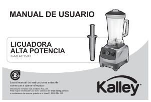 Manual de uso Kalley K-MLAP1500 Batidora