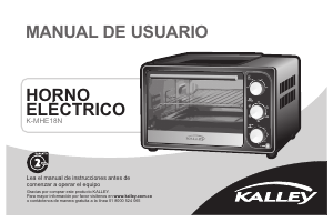 Manual de uso Kalley K-MHE18N Horno