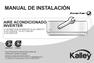 Manual de uso Kalley K-AC12INV1F Aire acondicionado