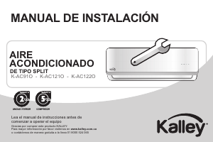 Manual de uso Kalley K-AC1220 Aire acondicionado