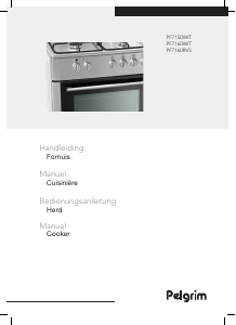 Mode d’emploi Pelgrim PF7160WIT Cuisinière