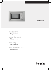 Handleiding Pelgrim MAG528RVS Magnetron