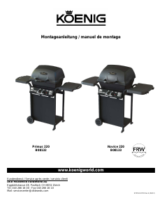 Bedienungsanleitung Koenig B08132 Primus Pro Barbecue