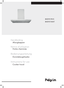 Handleiding Pelgrim BKE951RVS Afzuigkap