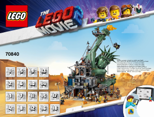 Kullanım kılavuzu Lego set 70840 Movie Kıyametburga hoş geldiniz!