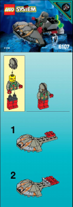 Bruksanvisning Lego set 6107 Aquazone Recon ray
