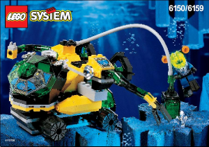 Bruksanvisning Lego set 6150 Aquazone Kristalldetektor