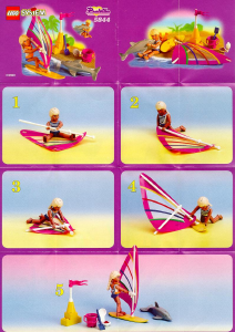 Mode d’emploi Lego set 5844 Belville Laura avec planche de surf