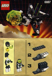 Handleiding Lego set 6887 Blacktron Allied Avenger