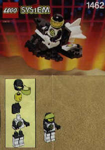 Bedienungsanleitung Lego set 1462 Blacktron Raumschiff