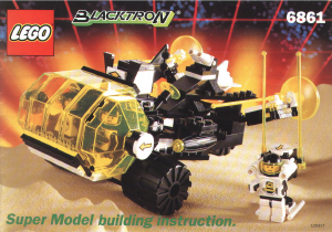 Handleiding Lego set 6861 Blacktron Super model