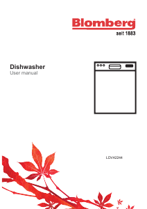 Manual Blomberg LDV42244 Dishwasher