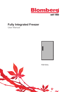 Manual Blomberg FSE1630U Freezer