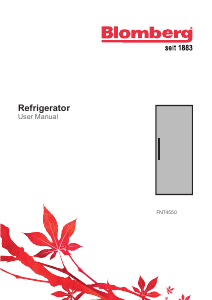 Manual Blomberg FNT4550 Freezer