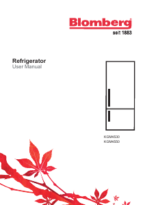 Manual Blomberg KGM4530 Fridge-Freezer