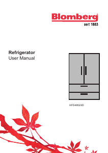 Manual Blomberg KFD4952XD Fridge-Freezer