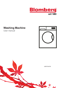 Manual Blomberg LWF27441 Washing Machine