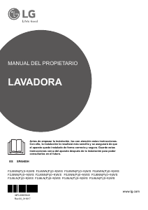 Manual de uso LG F2J5WN3W Direct Drive Lavadora