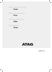 Manual ATAG OX9511H Oven