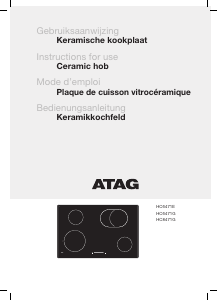 Handleiding ATAG HC6471E Kookplaat