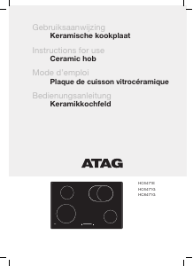 Handleiding ATAG HC6471G Kookplaat