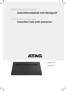 Bruksanvisning ATAG HIDD9471LV Häll