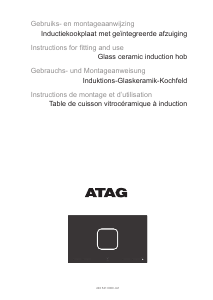 Mode d’emploi ATAG HIDD8471LV Table de cuisson