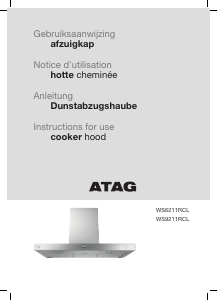 Manual ATAG WS9211RCL Cooker Hood
