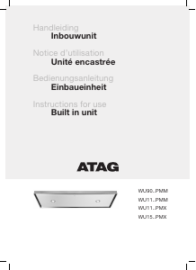 Mode d’emploi ATAG WU1150PMX Hotte aspirante