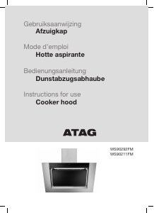 Manual ATAG WS90211FM Cooker Hood