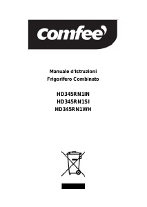 Manuale Comfee HD345RN1IN Frigorifero-congelatore
