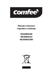 Manuale Comfee HD345RN1SI Frigorifero-congelatore