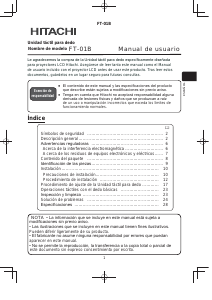 Manual de uso Hitachi CP-TW2505 Proyector