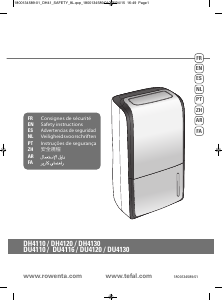 Manual Rowenta DH4110F0 Desumidificador