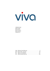 Mode d’emploi Viva VP62G0160 Micro-onde