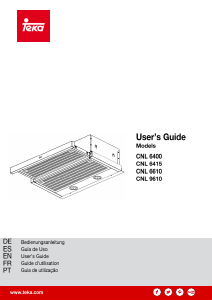 Manual Teka CNL 9610 Cooker Hood