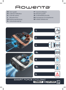 Manuale Rowenta RR8021WH Aspirapolvere