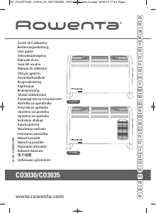 Návod Rowenta CO3030F1 Ohrievač