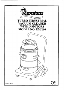 Manual Ramtons RM/166 Vacuum Cleaner