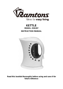 Handleiding Ramtons RM/297 Waterkoker