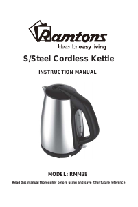 Manual Ramtons RM/438 Kettle