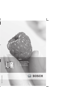 Mode d’emploi Bosch GUD15A55 Congélateur