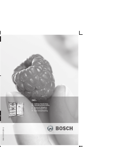 Manuale Bosch GID14A20 Congelatore