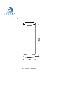 Руководство Lucide 03508/01/31 Tubi Светильник