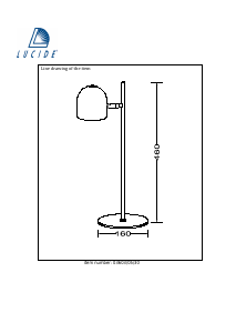 사용 설명서 Lucide 03603/05/30 Skanska 램프