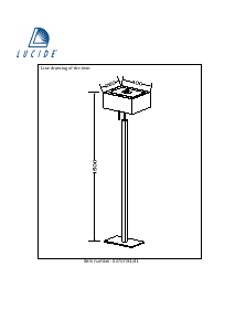 Bruksanvisning Lucide 03707/81/41 Festa Lampa